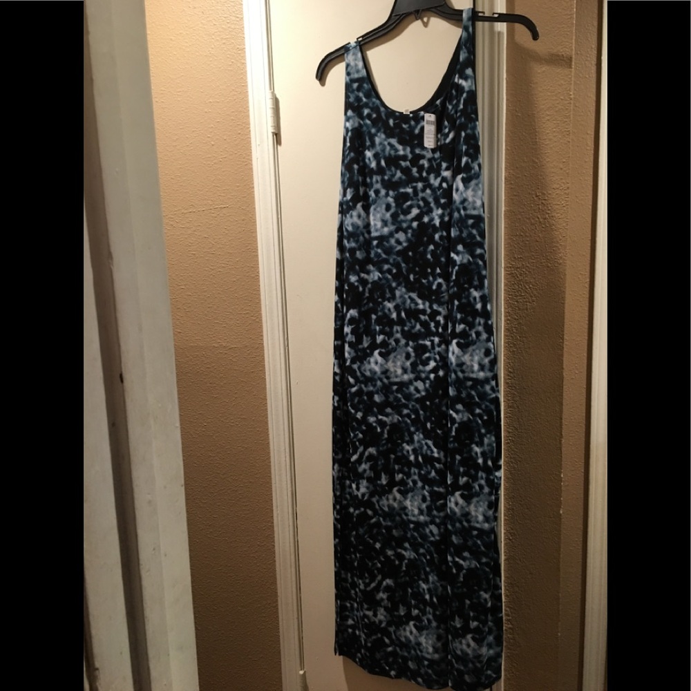 NWT Soma knit xl maxi camo tie died type print